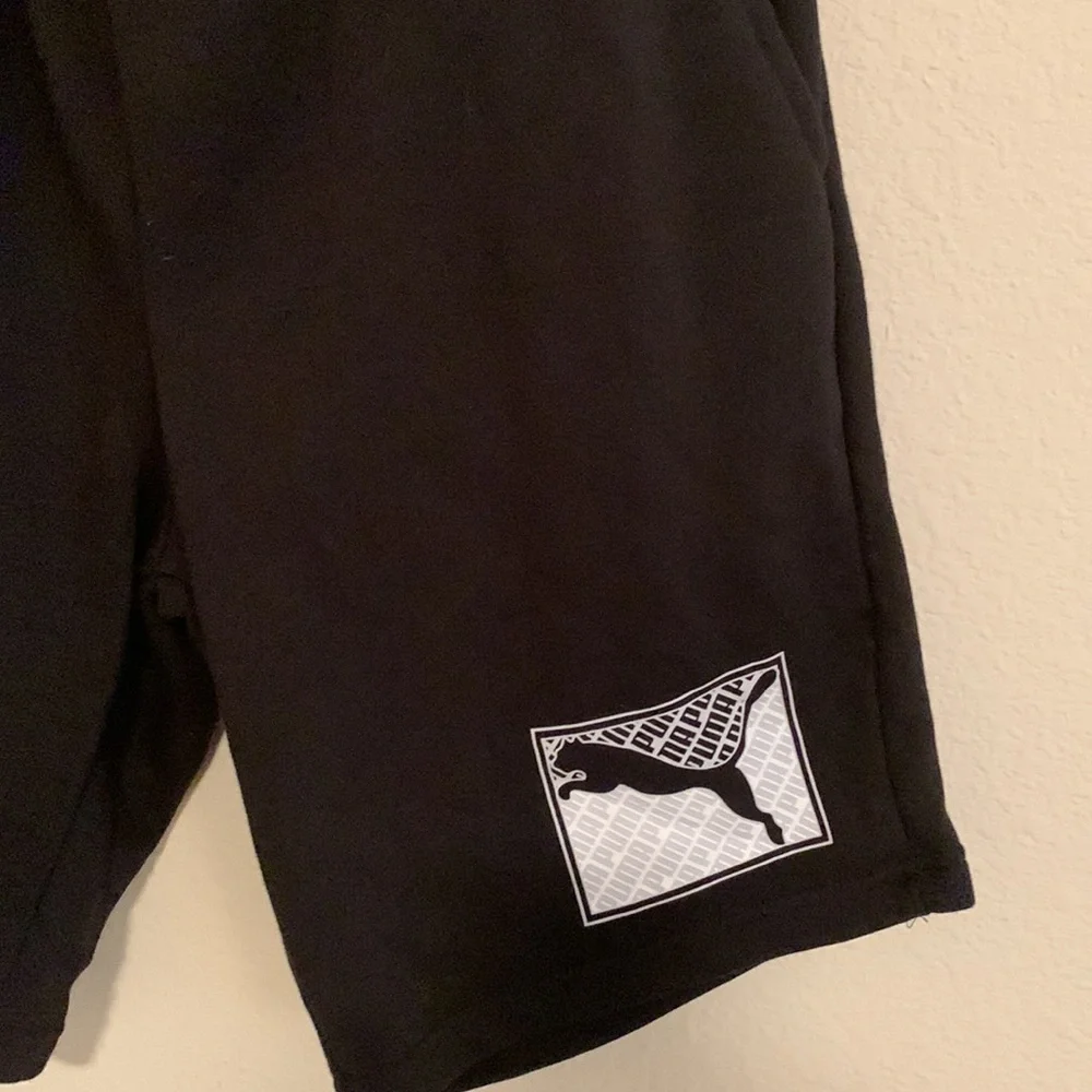 Puma athletic black shorts men’s XXL outdoors relax blockcore